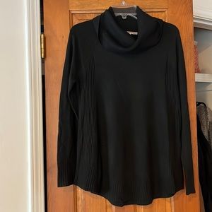 Black cowl neck sweater - Loft - size Medium.